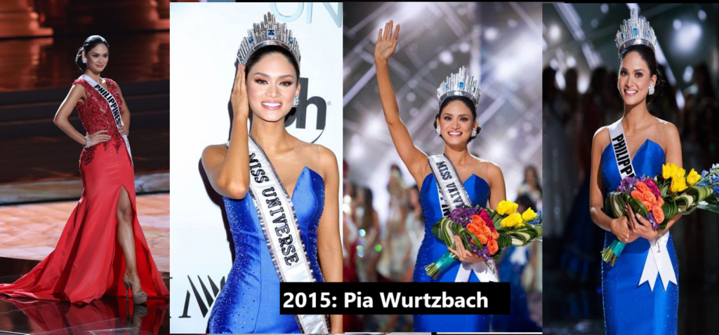 2015: Pia Wurtzbach
